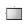 Naima Black Finish Mirror Black Mirror,Synthetic Wood