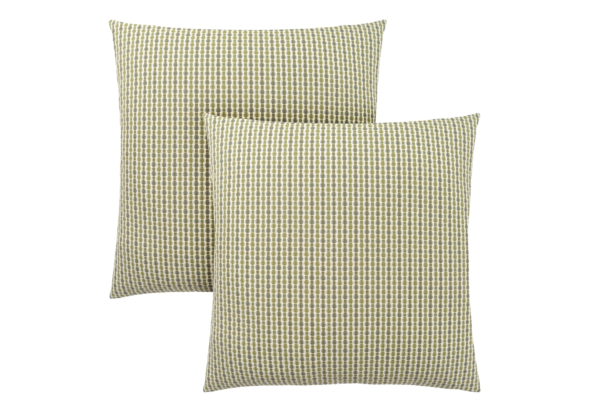 Pillows, Set Of 2, 18 X 18 Square, Insert Included, Decorative Throw, Accent, Sofa, Couch, Bedroom, Green Hypoallergenic Polyester, Modern Green Polyester Polyester