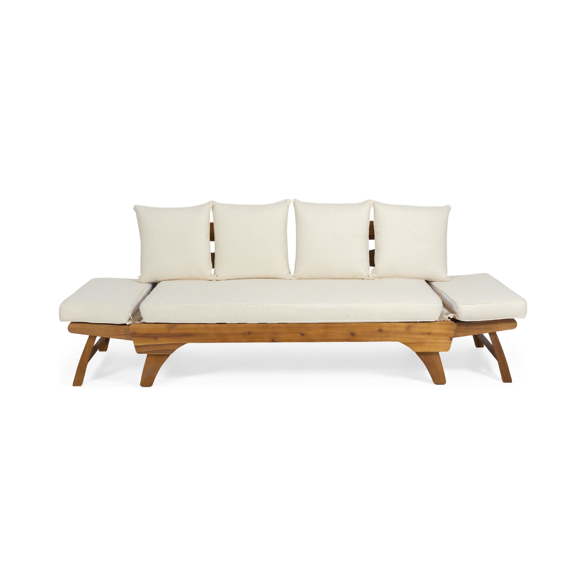 Serene Daybed Full Teak Fabric