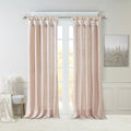 Twist Tab Lined Window Curtain Panel Only 1 Pc Panel Blush Polyester