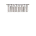 Lightweight Faux Silk Valance With Beads Silver 50X26