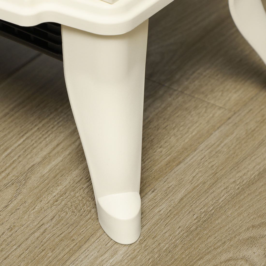 Homcom 17" Freestanding Electric Fireplace Stove, Fire Place Heater With Realistic Logs And Flame Effect And Overheat Protection, 750W 1500W, Beige Beige Plastic