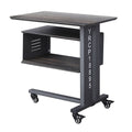 Gunmetal Accent Table And Wall Shelf Set -