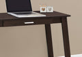 Computer Desk, Home Office, Laptop, Storage Drawers, Work, Brown Laminate, Contemporary, Modern Espresso Particle Board