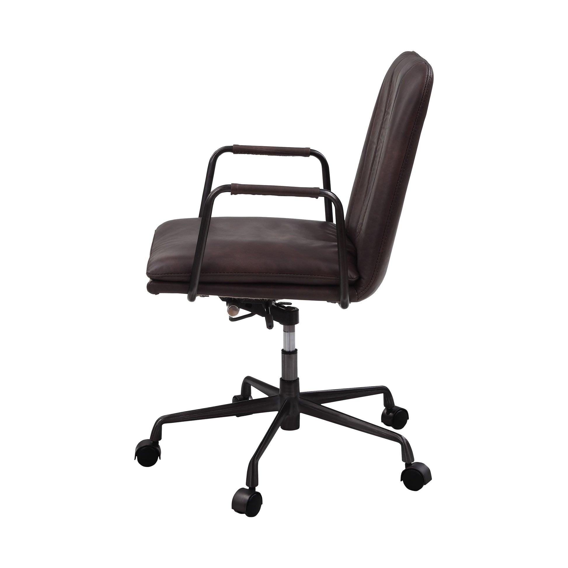 Mars Top Office Chair With Swivel Solid Brown Office Office Chairs Solid Back Swivel Genuine Leather