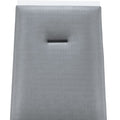 Moon Grey Dining Chairs Kit Of 2 Gray Fabric