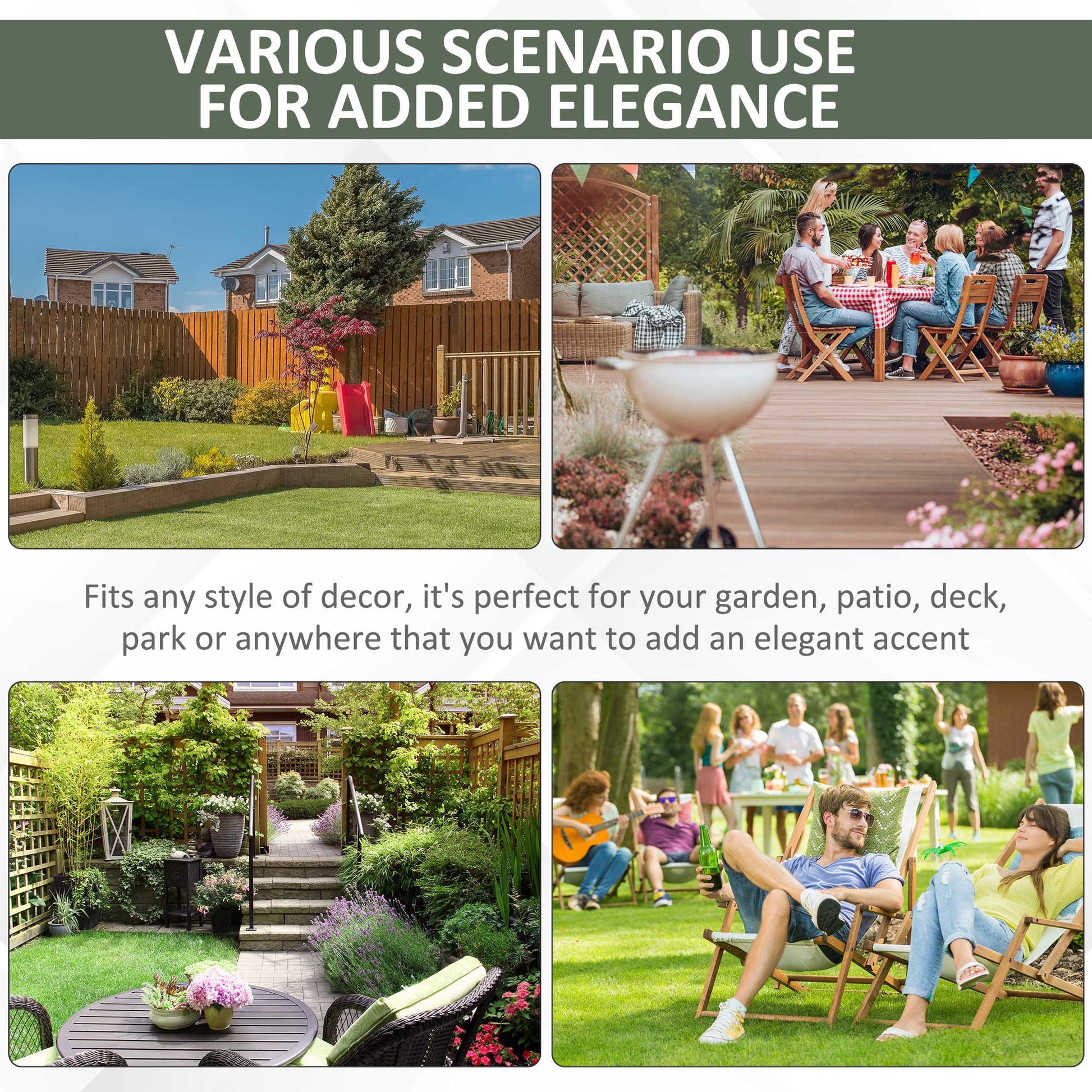 Outsunny 13" X 18" Ceramic Garden Stool With Woven Lattice Design & Glazed Strong Materials Decorative End Table, Antique Blue Blue Porcelain