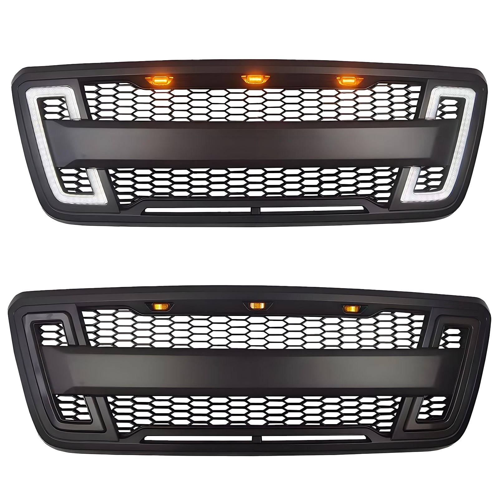 Grille For 2004 2008 Ford F150 With Led Lights -