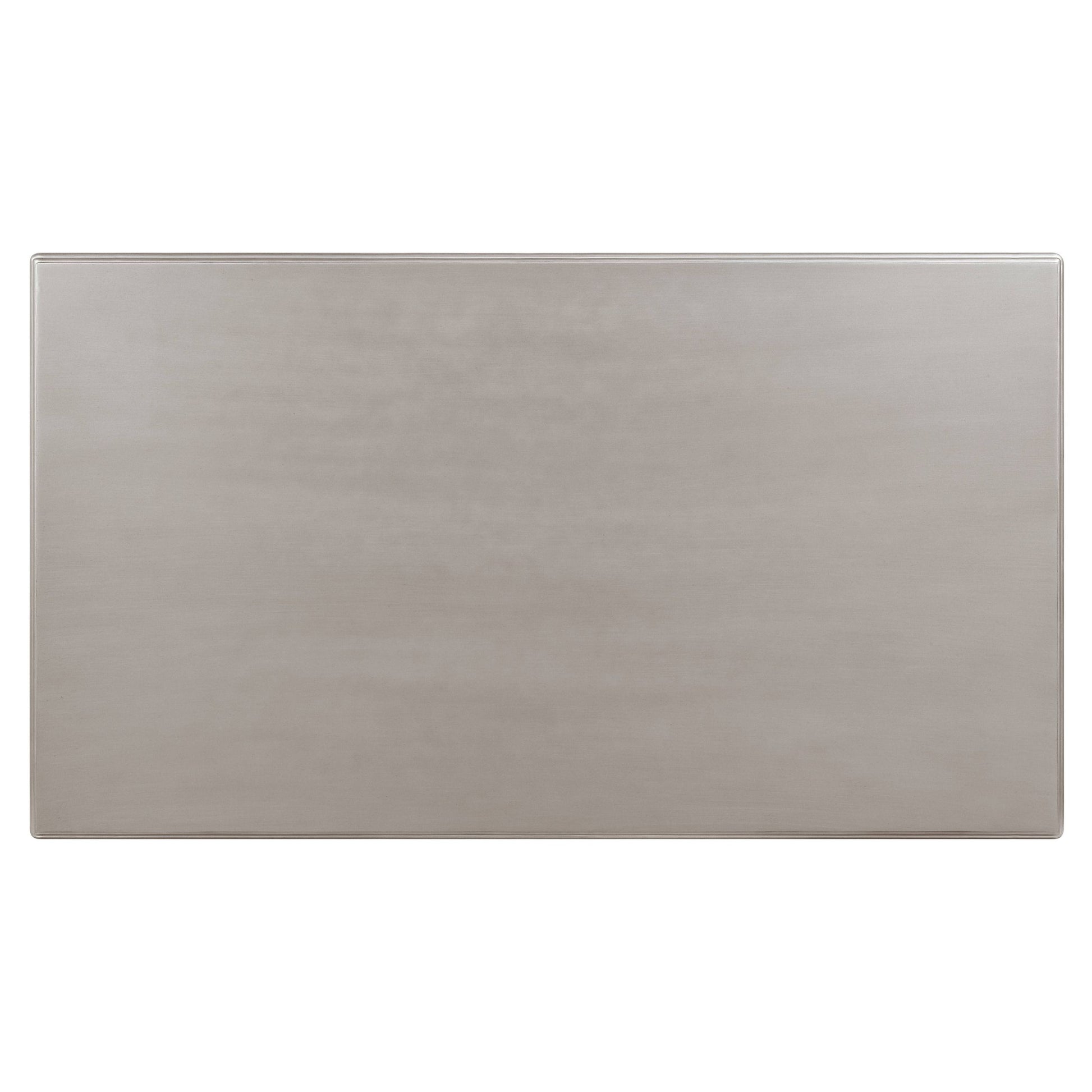 Platinum Coffee Table Silver Primary Living Space Rectangular Solid Wood Mdf