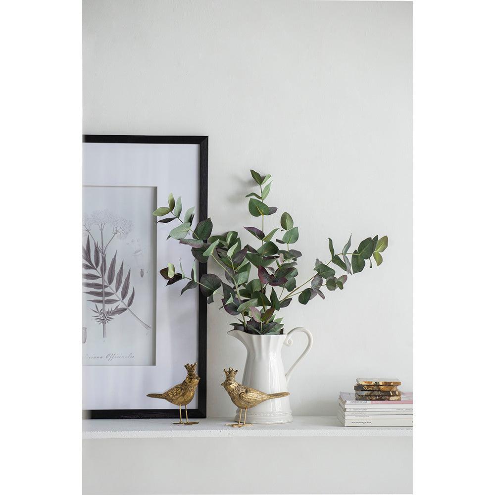 8.5X6X9" Maisie Pitcher, White White Porcelain