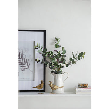 8.5X6X9" Maisie Pitcher, White White Porcelain