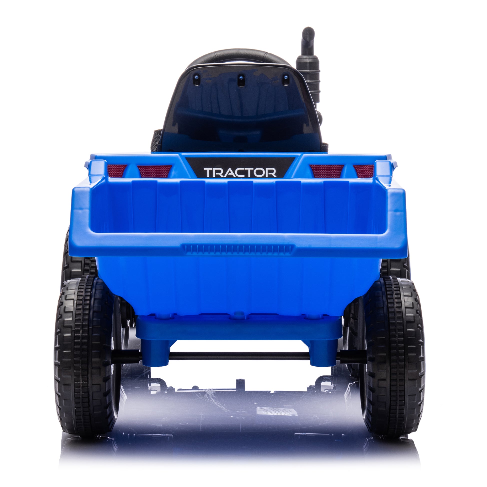 12V Kids Ride On Electric Tractor Black Knight,Kids Ride On Toy.2Wd,Non Skid Tires, Steering Wheel, Foot Pedal,With Removable Storage Tug,Light,Bluetooth,Music,Mp3,Usb,Power Display For Kids Aged 2 3. Blue 50 99 Lbs Polypropylene