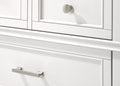 White 6 Drawer Dresser White Solid Wood Mdf