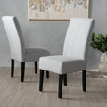 Pertica Kd Dining Chair Light Grey Velvet