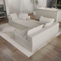 Modern Upholstered Sectional Sofa Couch Set,Modular 108