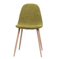 Dining Chair Green Fabric