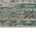 Casual, Modern, Traditional, Transitional, Oriental, Bohemian, Textured Cut Pile 9' X 12' Rectangle Area Rug Turquoise Polypropylene