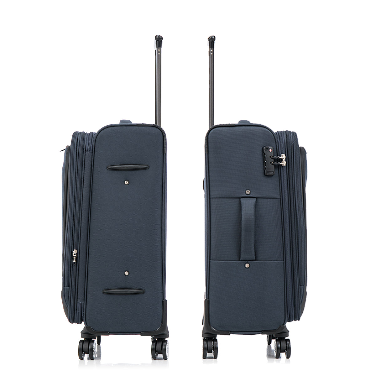 3 Piece Lightweight And Stylish Travel Suitcase 20 Inches, 26 Inches, 30 Inches. Durable And Easy To Carry Design, Ergonomic, Suitable For Both Men And Women. Suitable For Travel Blue Fabric