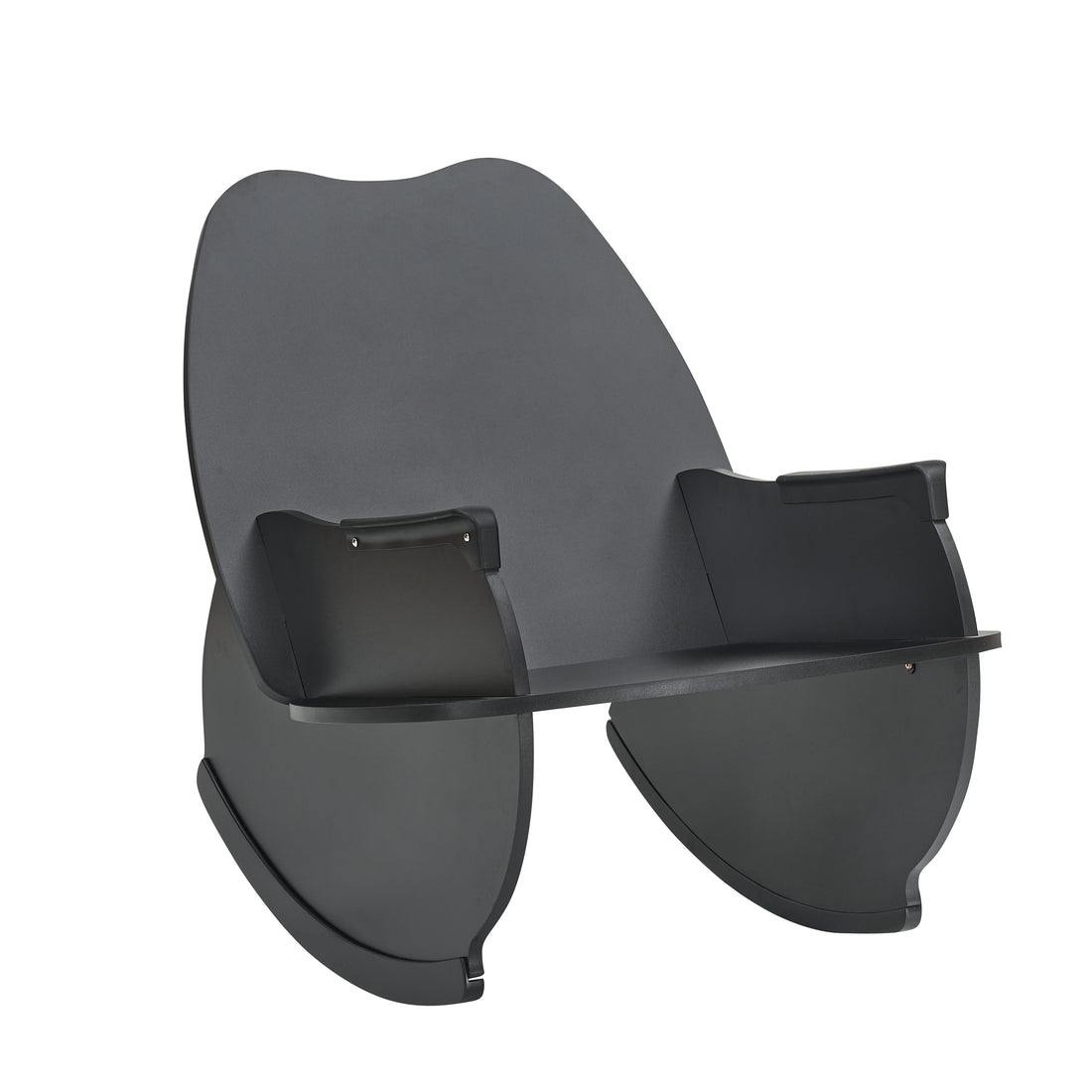 2409 Greenrocking Chair Balcony Leisure Comfortable Seat For Elderly Children Adult Lunch Chair Green Polyester Blend