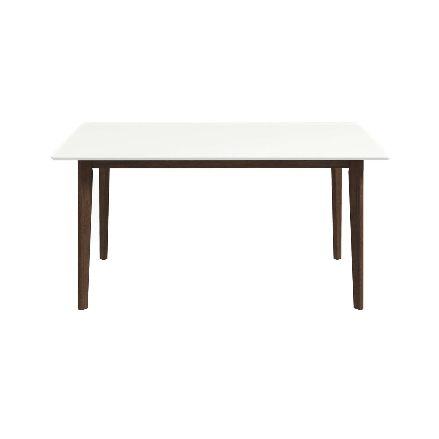 Carlos Solid Wood Dining Table White Solid Wood