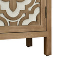 Hand Carved 2 Doors Accent Cabinet Traditional -