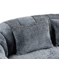 Coolmore Bean Bag Sofa Lazy Sofa Durable Comfort Lounger High Back Bean Bag Chair Couch For Adults And Kids, Indoor & Outdoor, Accent Floor Soft Lounge Chair Gray Chenille Gray Foam Chenille 2 Seat