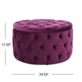 Ottoman Fuchsia Velvet