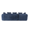 Coolmore Boucle Sofa 3 Seater For Living Room Oversized Comfy Sofa L Shape Sofa Couch With Chaise Home Furniture Sleeper Sectional Sofa For Apartment, Office Left Hand Facing Blue Blue Primary Living Space Foam Boucle 3 Seat