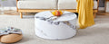 The Cylindrical Table With Its Patterned Design Can Be Easily Integrated Into A Variety Of Interior Styles, From Coffee Tables To Small Dining Tables, Workbenches Or Makeshift Writing Desks. White Mdf