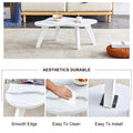 Modern Minimalist White Table Top. Cloud Shape Gives You A Experience, Computer Desk. The Game Table. Suitable For Dining And Living Rooms. White Mdf