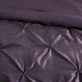 7 Piece Tufted Comforter Set Plum King King Plum Polyester