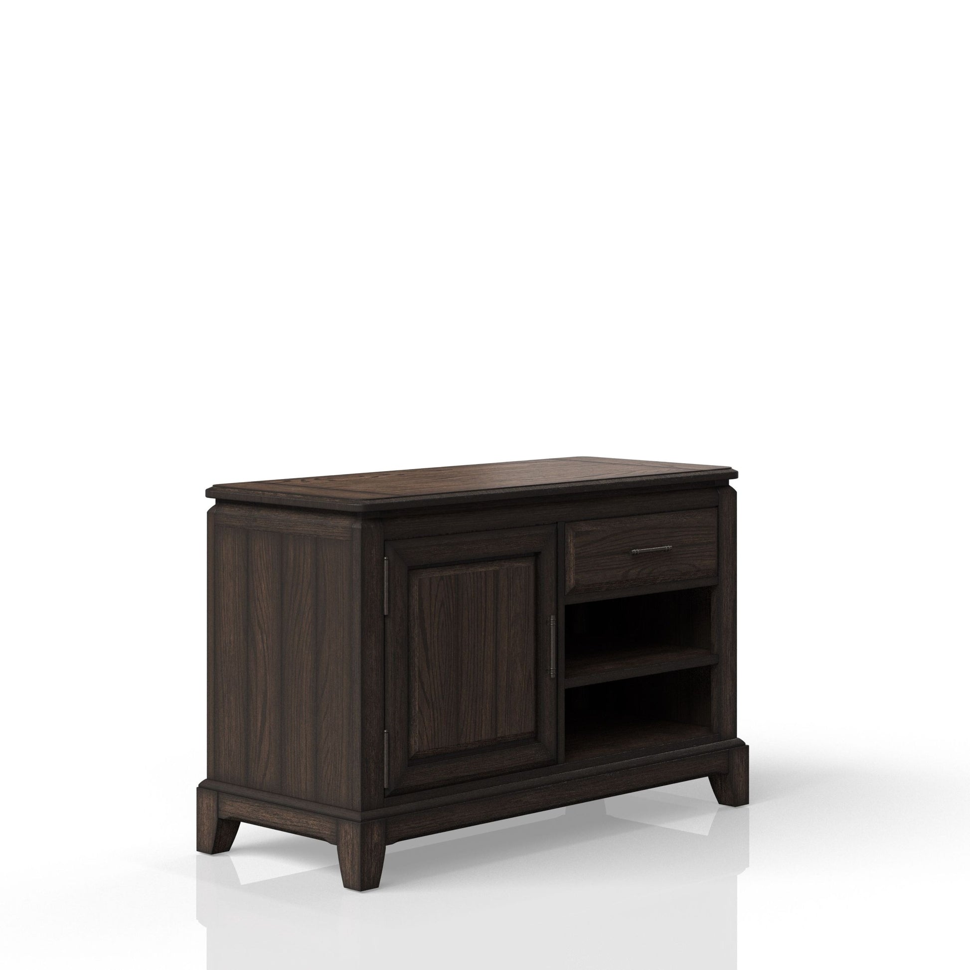 Chocolate Office Storage Credenza Chocolate Solid Wood Mdf