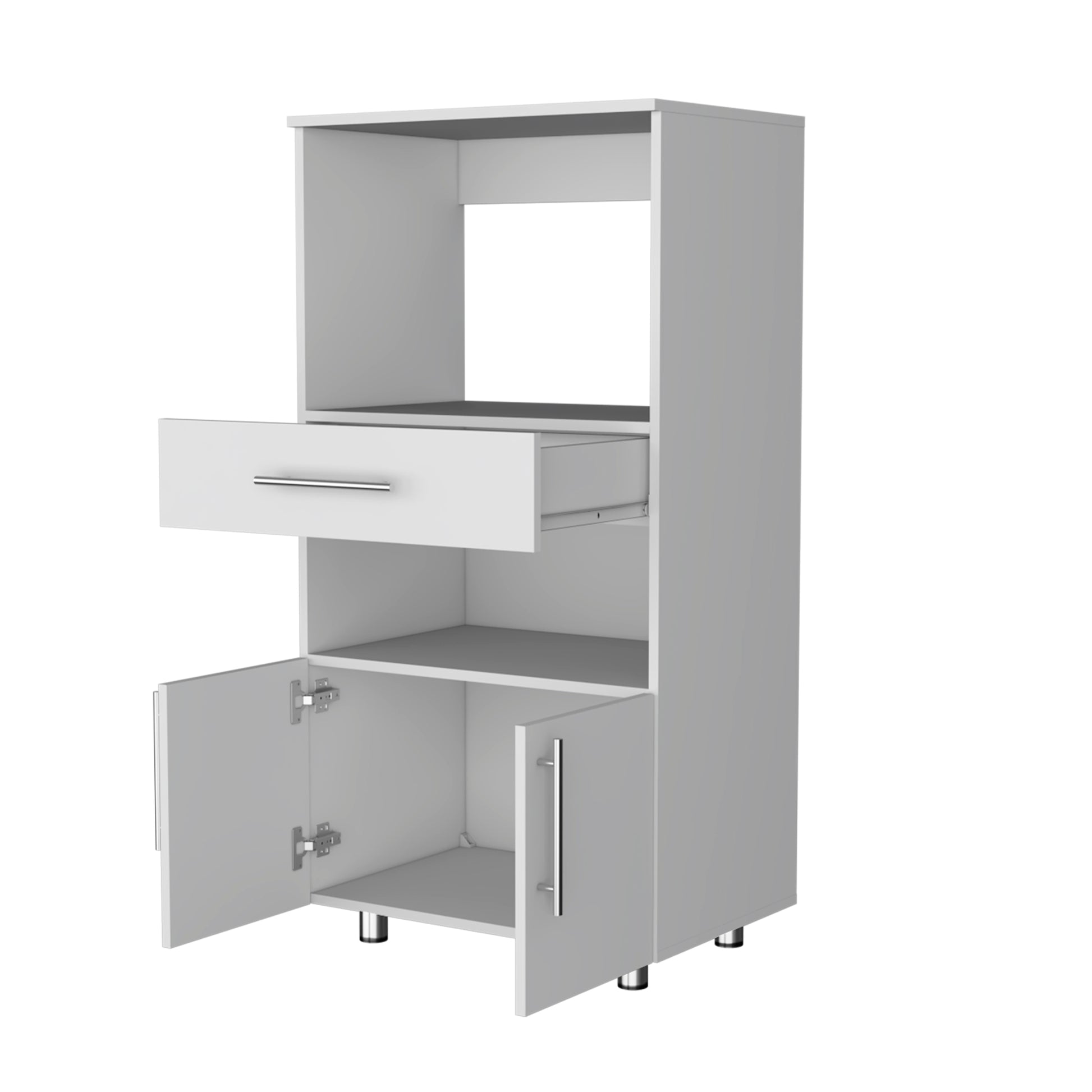 Corsica Pantry Cabinet Microwave Stand, Multi