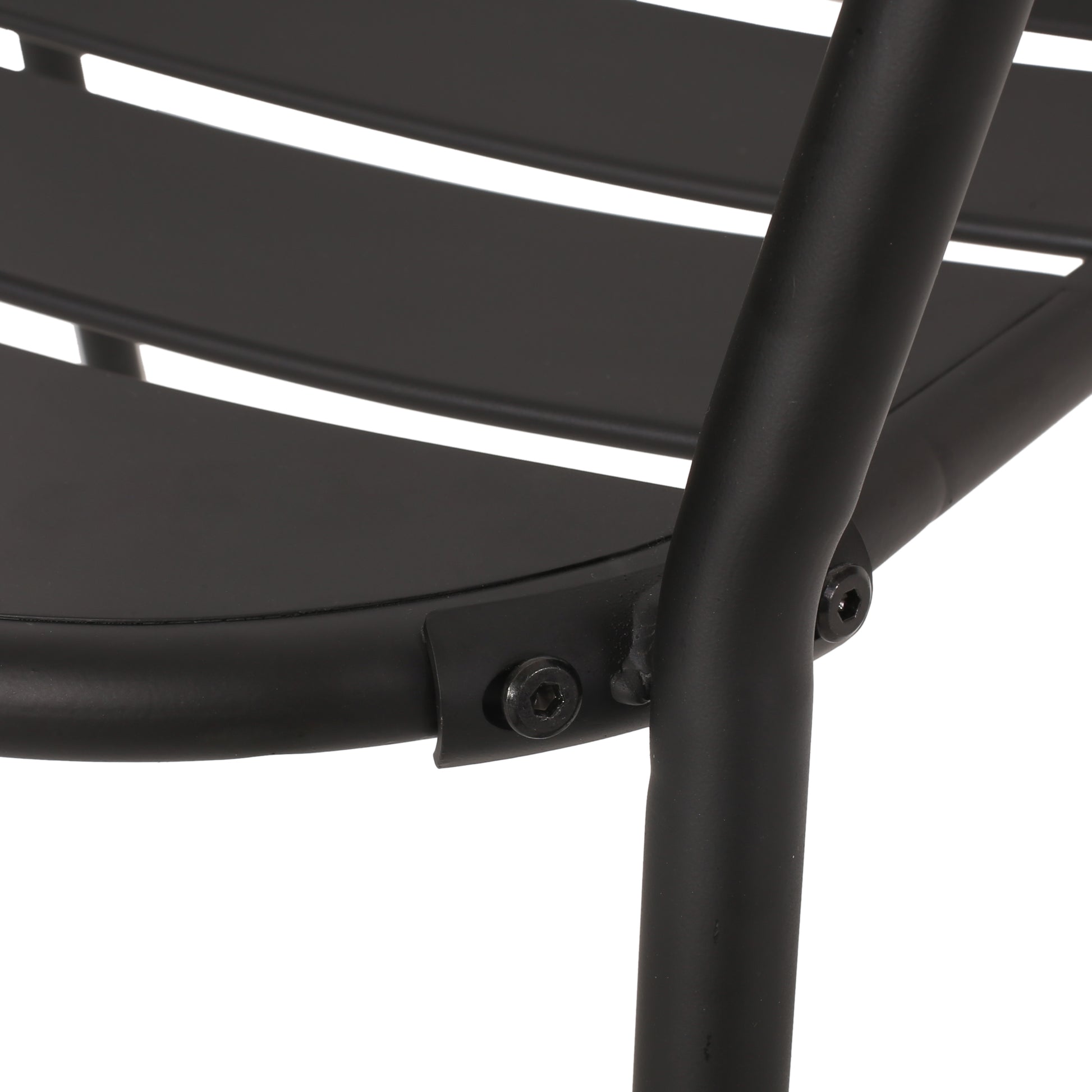 Terra Nova Bistro Set Matte Black Iron