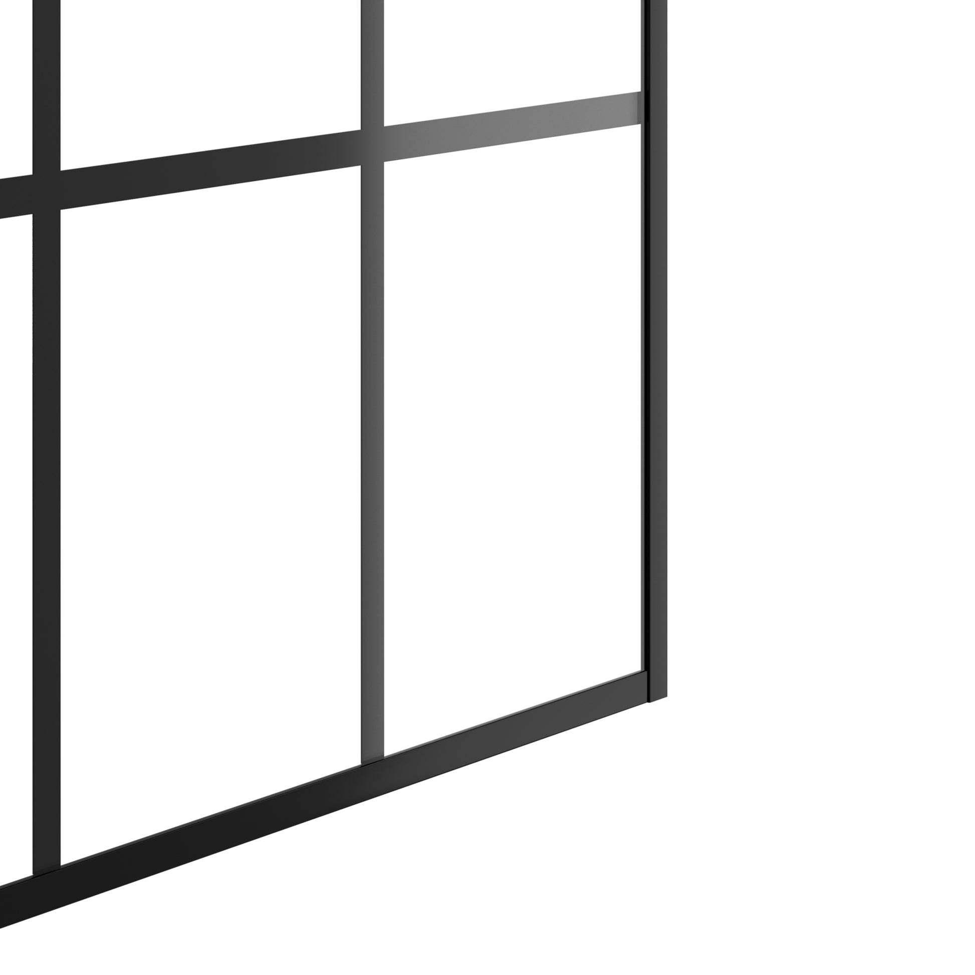 Framed Glass Shower Screen 34" Width X 72"Height