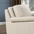 Magnum Leather Chair Beige Memory Foam Genuine Leather
