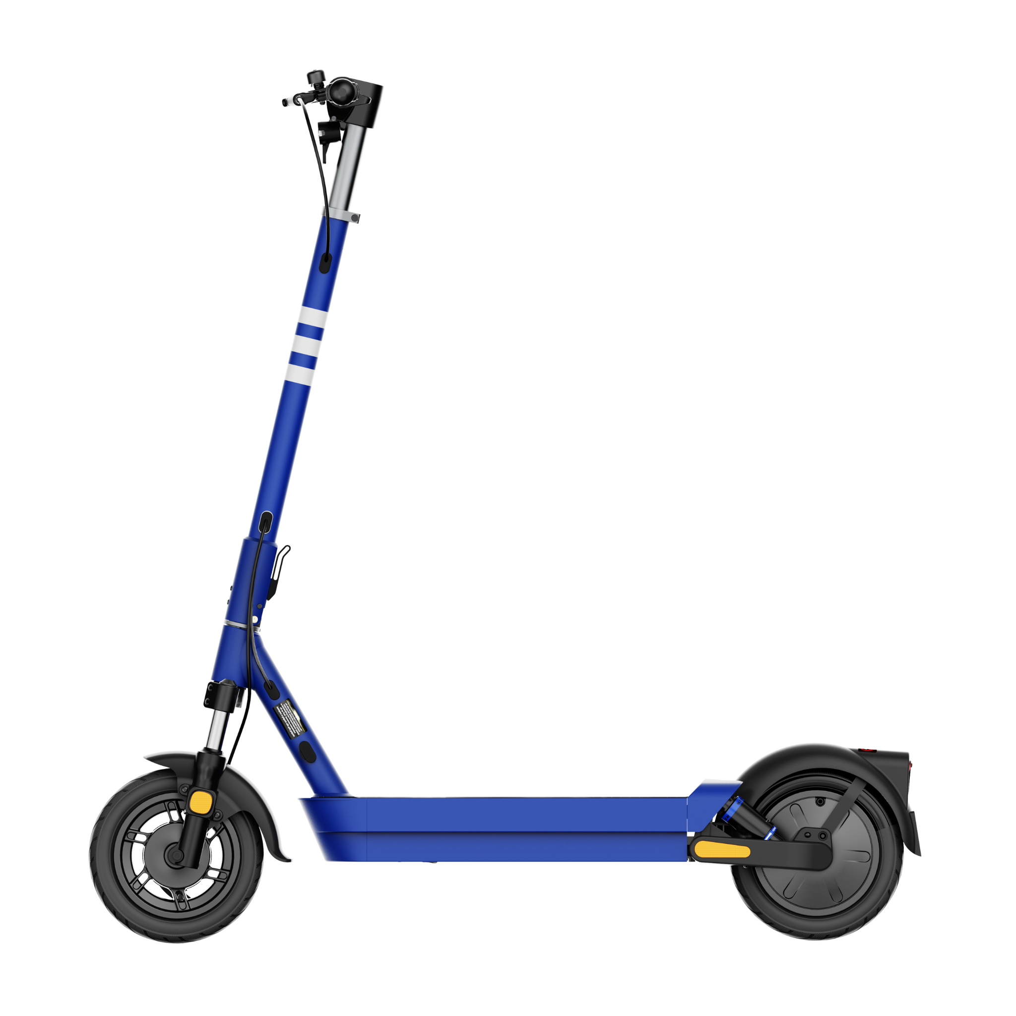 Dual Suspension Electric Scooter W 43.5 Miles Max Operating Range & 24 Mph Max Speed Blue Blue Aluminum