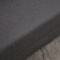 Homcom 2 In 1 Floor Lazy Sofa With 5 Position Adjustable Backrest, Dark Gray Dark Grey Linen