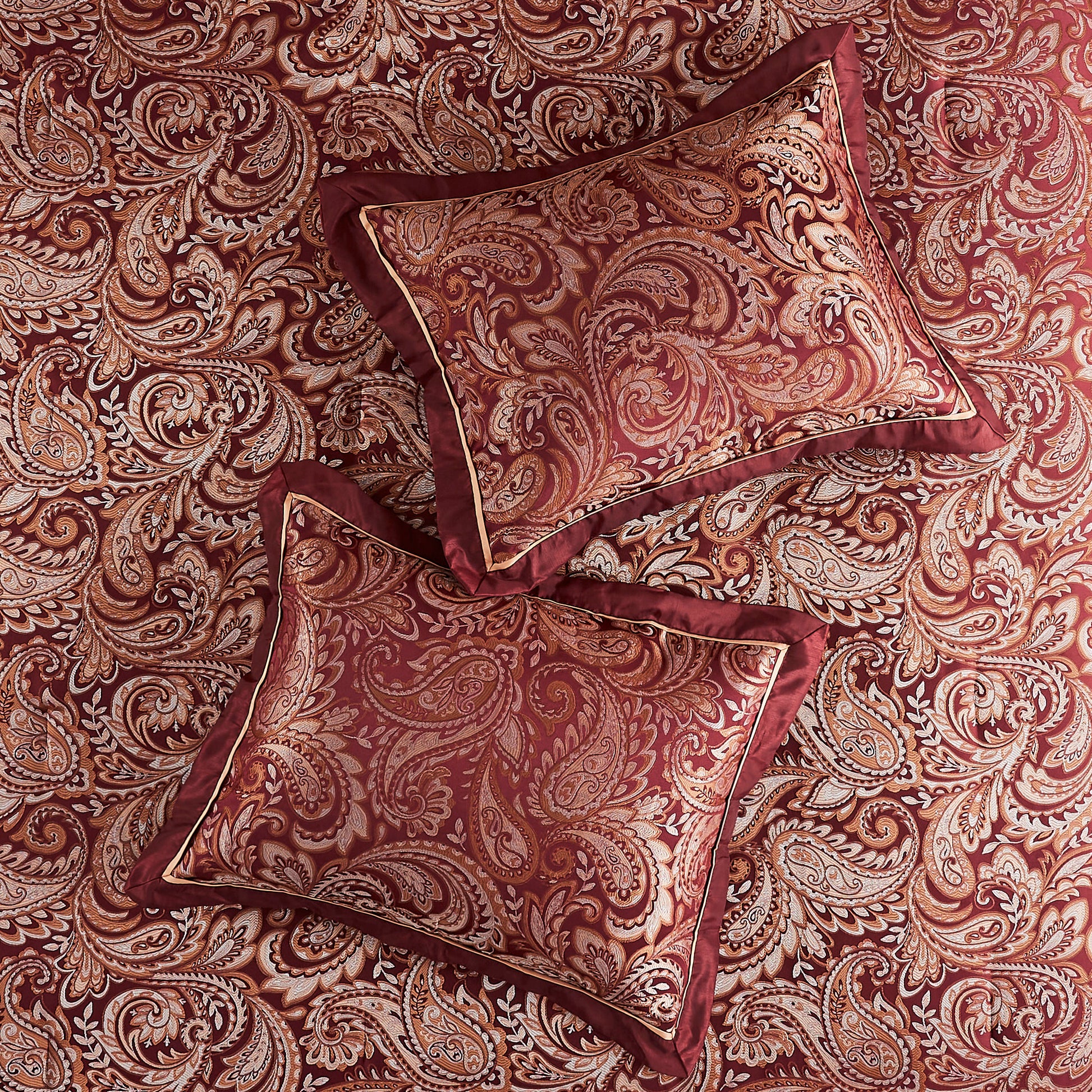 12 Piece Comforter Set With Cotton Bed Sheets Red Queen Queen Red Cotton