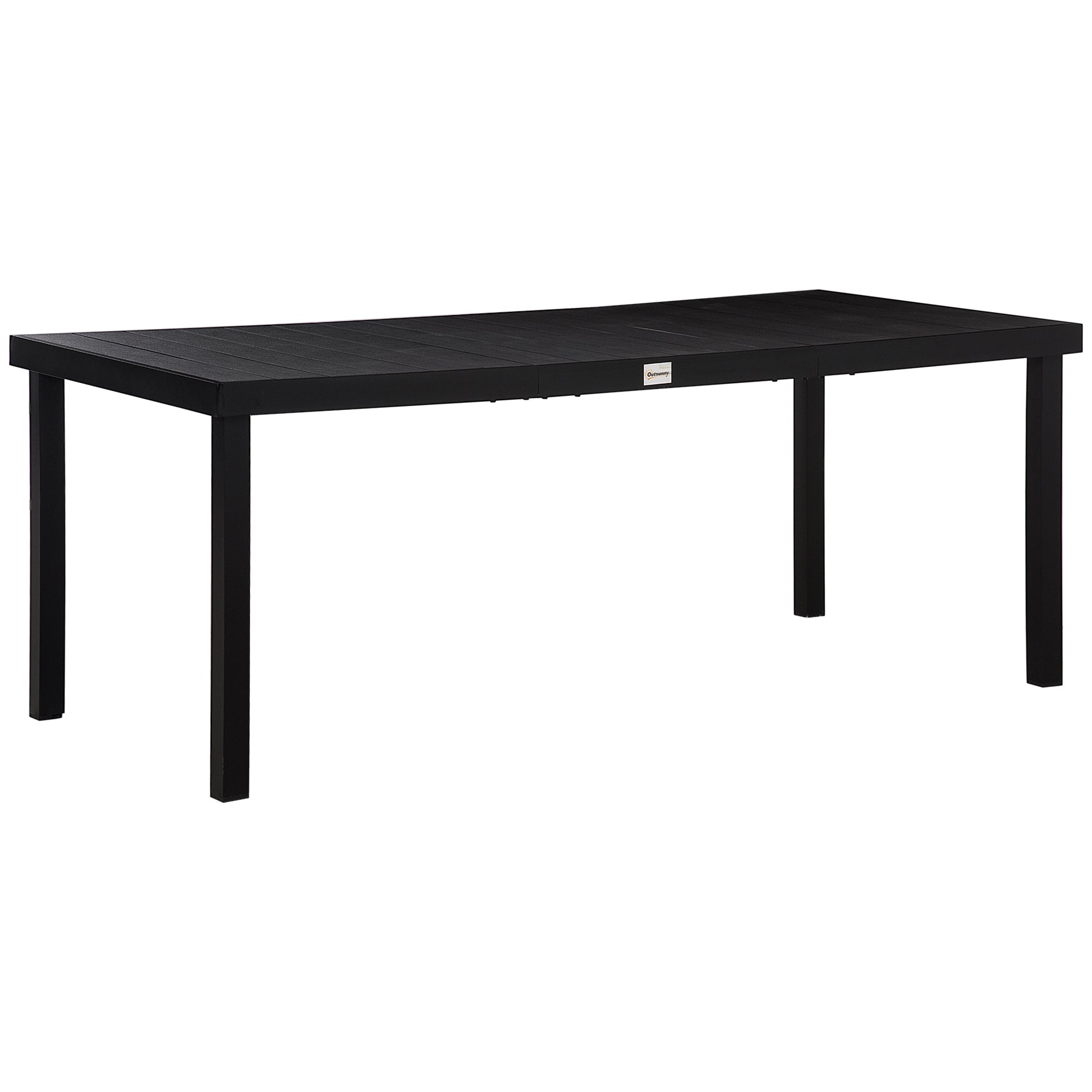 Outsunny 75" X 35" Outdoor Dining Table For 8