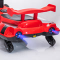 12V Kids Ride On Electric Toy,360 Degree Drift In Place,Spray Function,Front&Side Lights Design,Usb Mp3,Bluetooth,Music, 3.73 4.35 Mph,Easy Installation,Ultimate Cool Operation For Kids Aged 3 . Red 100 149 Lbs Polypropylene