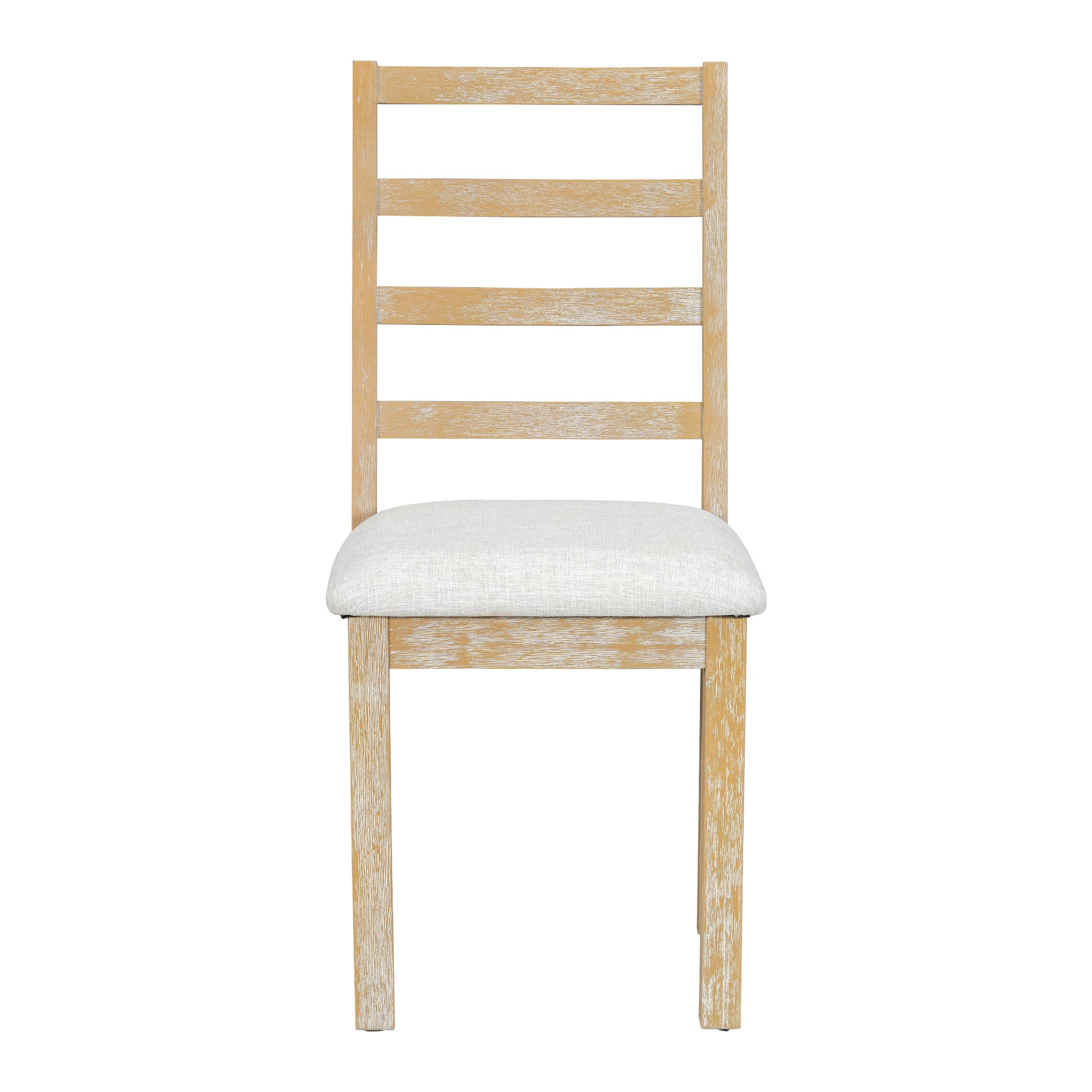 Farmhouse 6 Piece 60Inch Extendable Pedestal Dining Table Set With 18Inch Removable Leaf, 44Inch Bench And 4 Ladder Back Dining Chairs, Natural Wood Dining Room Solid Wood Rubberwood Oval Dining Table With Bench Wood Wood Natural Ladder Back Seats 6 60