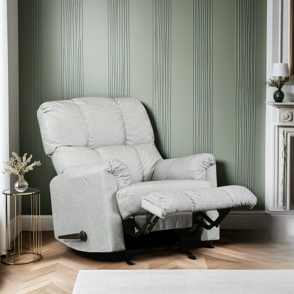 Belfonte Cloud Recliner Grey Upholstered