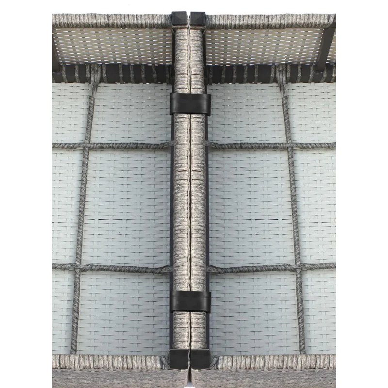 Fully Assembled Wicker Patio Sofa Set For 4 With Cushions Convenient Outdoor Seating Group Brown,Gray Wicker