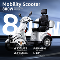 Electric Mobility Scooter With Big Size ,High Power Silver Abs Pc