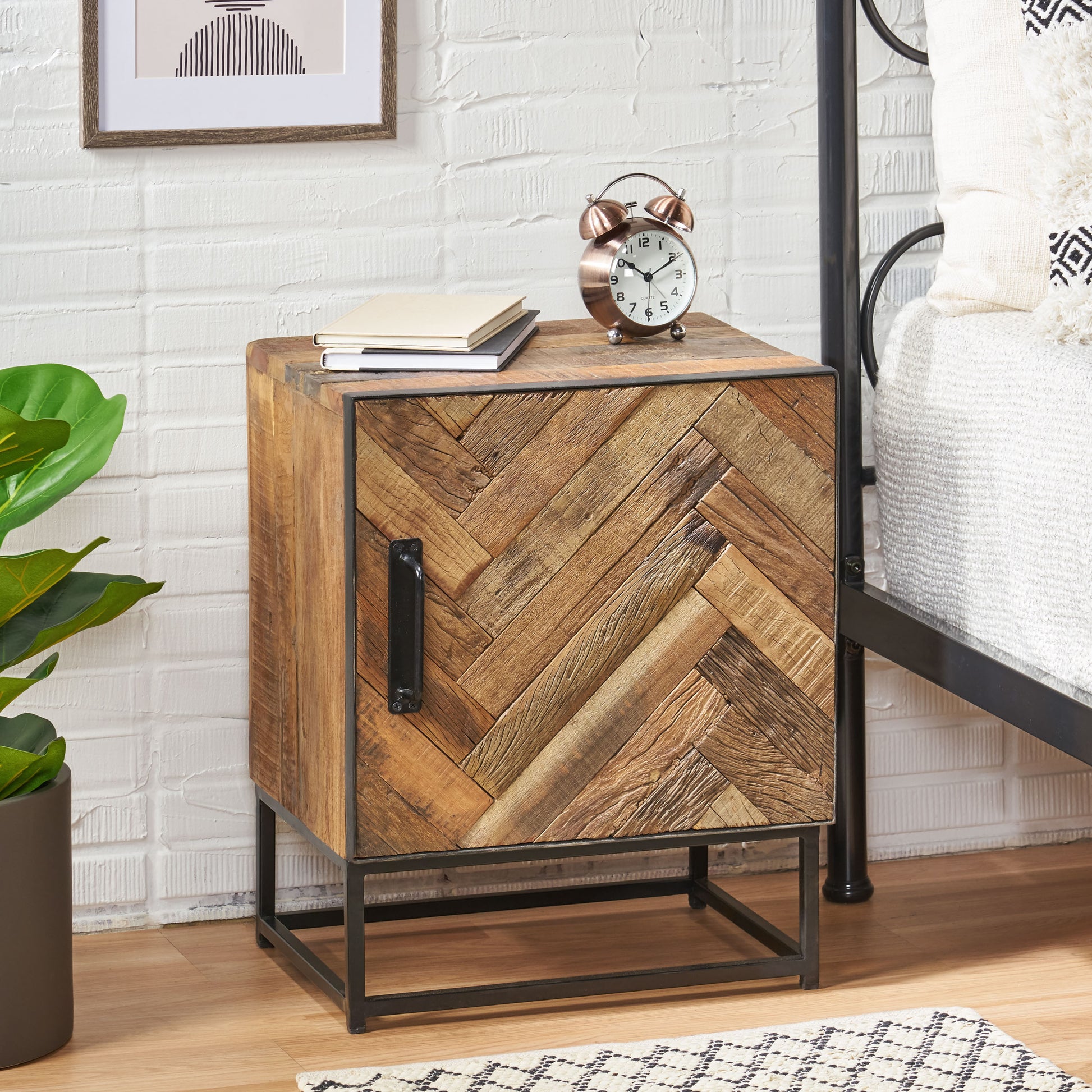 Night Stand Natural Wood