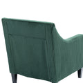 Coolmore Modern Accent Chair,Upholstered Armchair With Scooped Arms For Bedroom,Apartment,Studio,Office,Waiting Room Emerald Corduroy Emerald Foam Corduroy