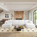 Cloud Modular Sectional Sofa With 2 Storage Ottomans,160.6