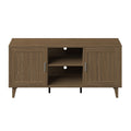 Briggs Modern 60 Inch Tv Stand For Tvs Up To 65 Inches, Classic Walnut Finish Brown 60 69 Inches Mdf Mdf