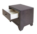 Madison Espresso Finish Nightstand Espresso Synthetic Wood